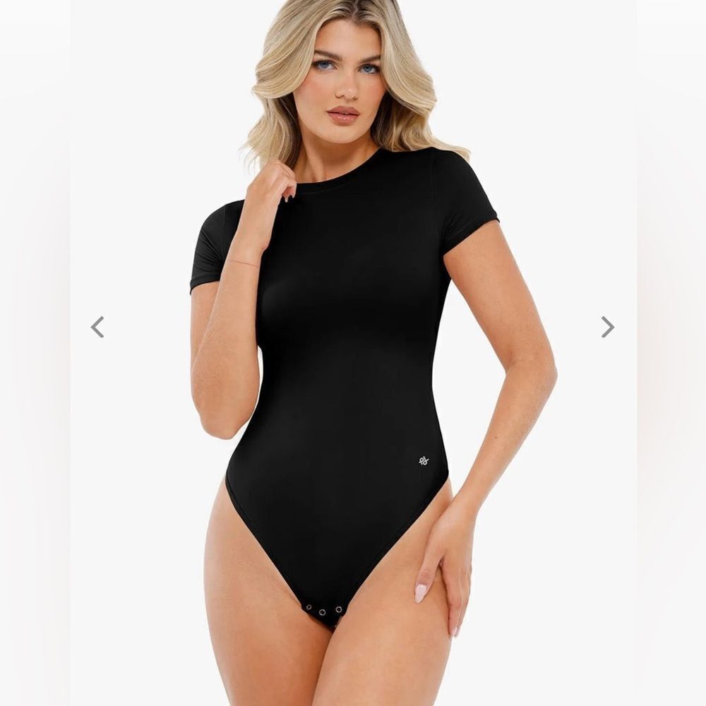 Popilush Shapewear Cloudsense Short Sleeve Crewneck Body Suit Women Size XXL